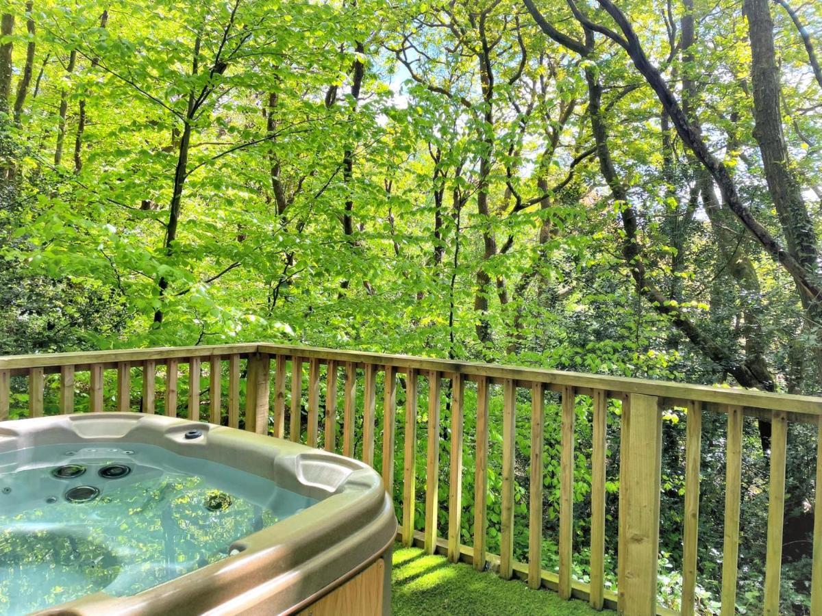 Bluestone-Hot Tub-Woodlandlodges-Pembrokeshire-Tenby 카마던 외부 사진